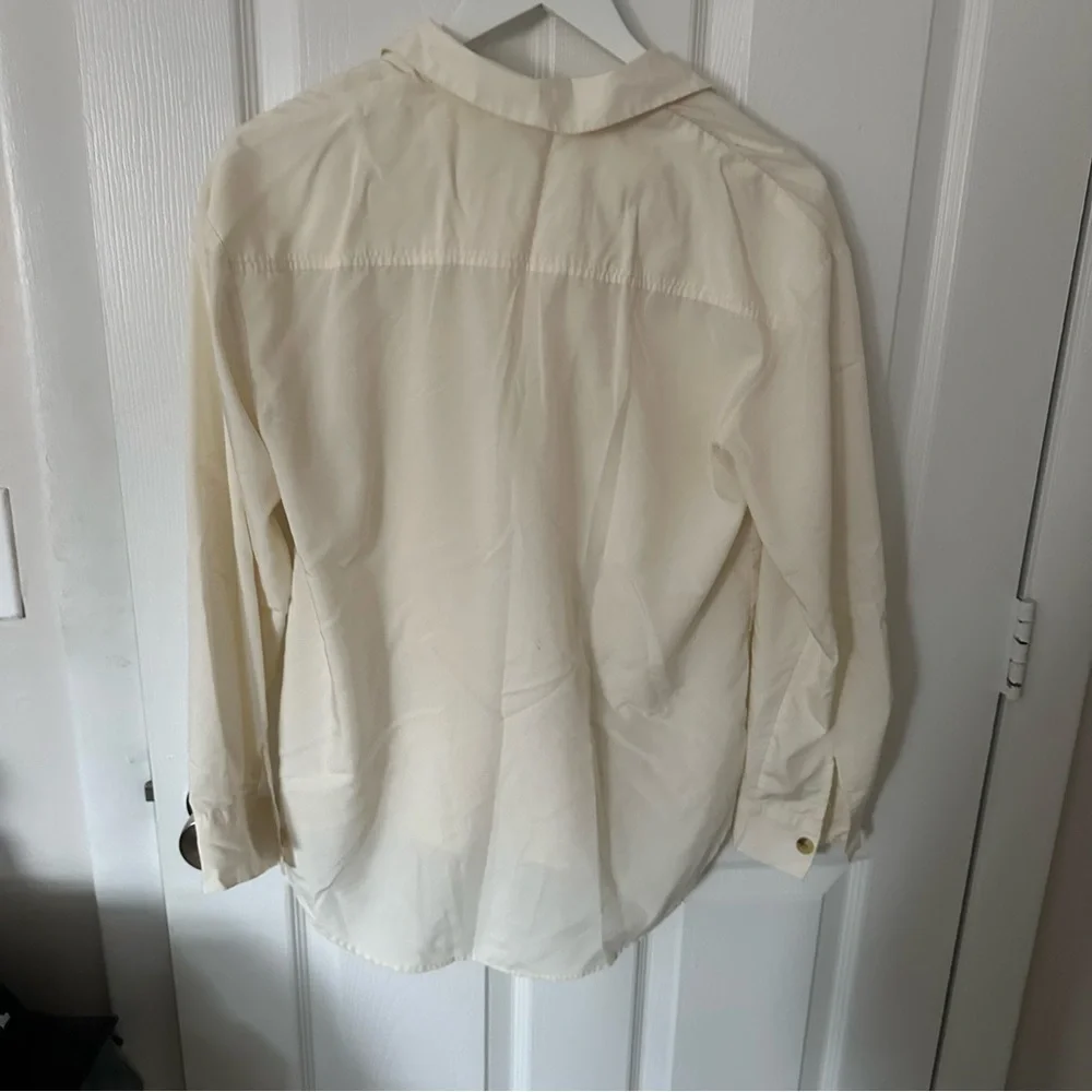 Off White Button Down Shirt - Picture 8 of 9